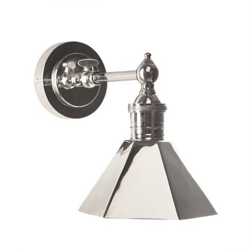Mayfair Metal Wall Sconce - Silver