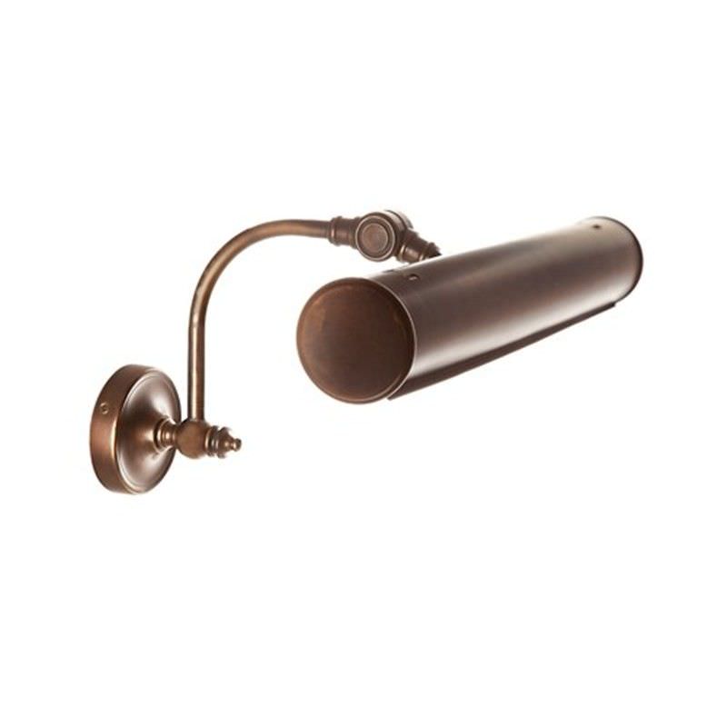 Barclay Metal Picture Wall Light, Antique Brass