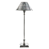 Bruxelles Metal Table Lamp - Antique Silver