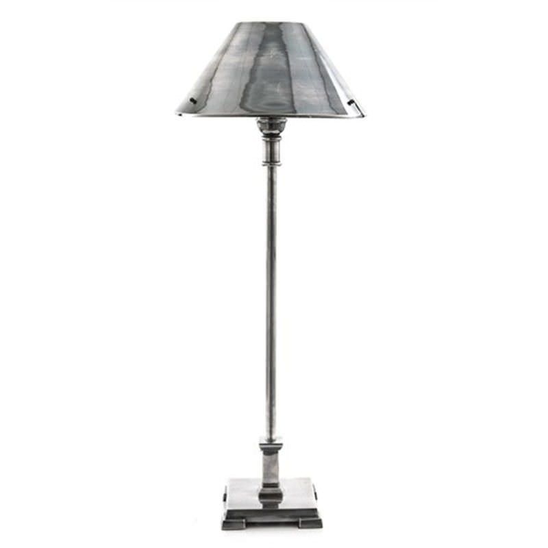 Bruxelles Metal Table Lamp - Antique Silver