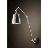 Cromwell Adjustable Metal Wall Lamp - Antique Silver