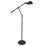 Calais Adjustable Metal Floor Lamp - Antique Bronze