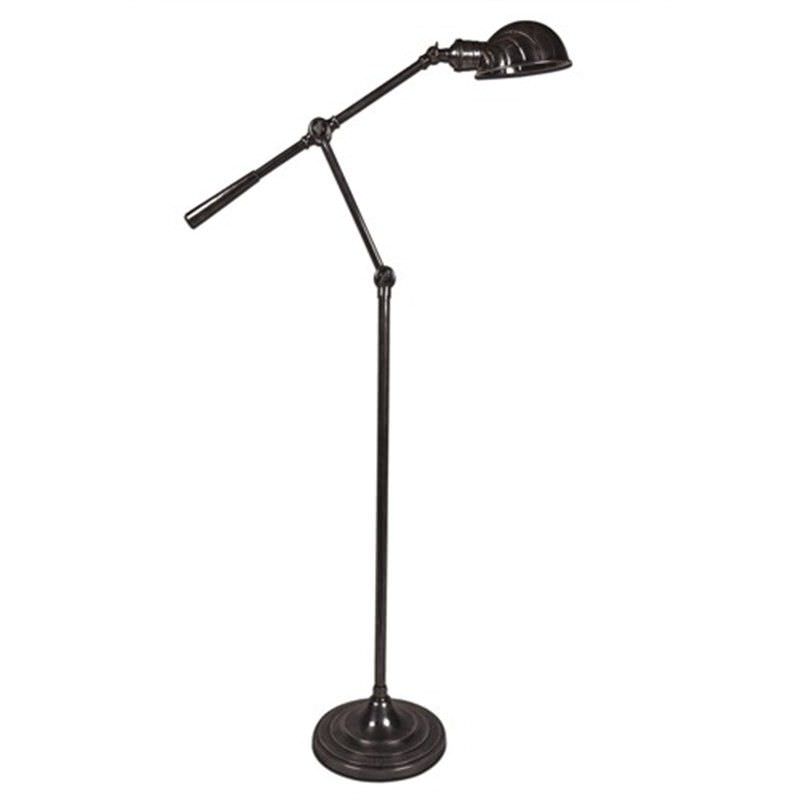 Calais Adjustable Metal Floor Lamp - Antique Bronze