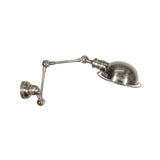 Lincoln Metal Swing Arm Wall Sconce - Antique Silver