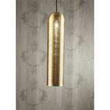 Moroccan Pipe Metal Pendant Light - Brass
