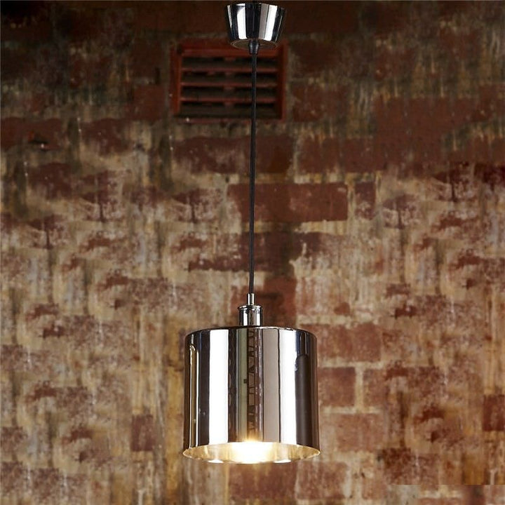 Portofino Metal Pendant Light, Medium, Nickel