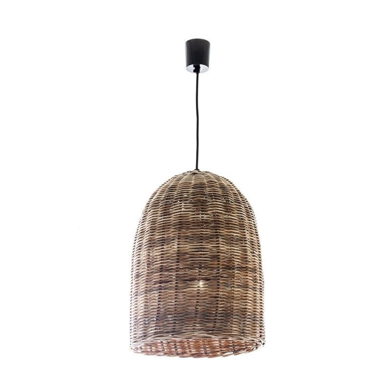 Haven Rattan Bell Pendant Light - Small