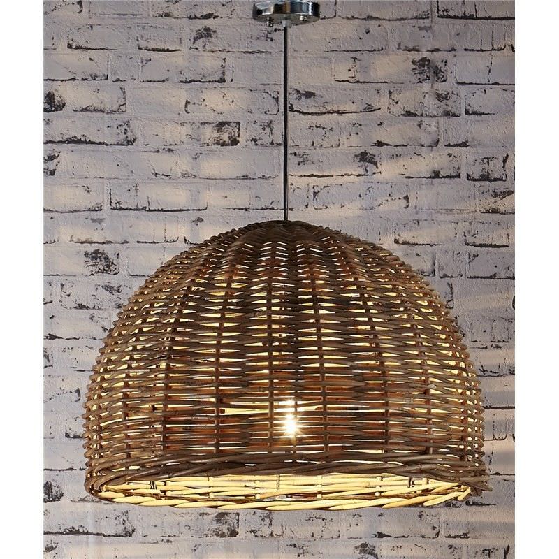 Amos Rattan Pendant Light - Large