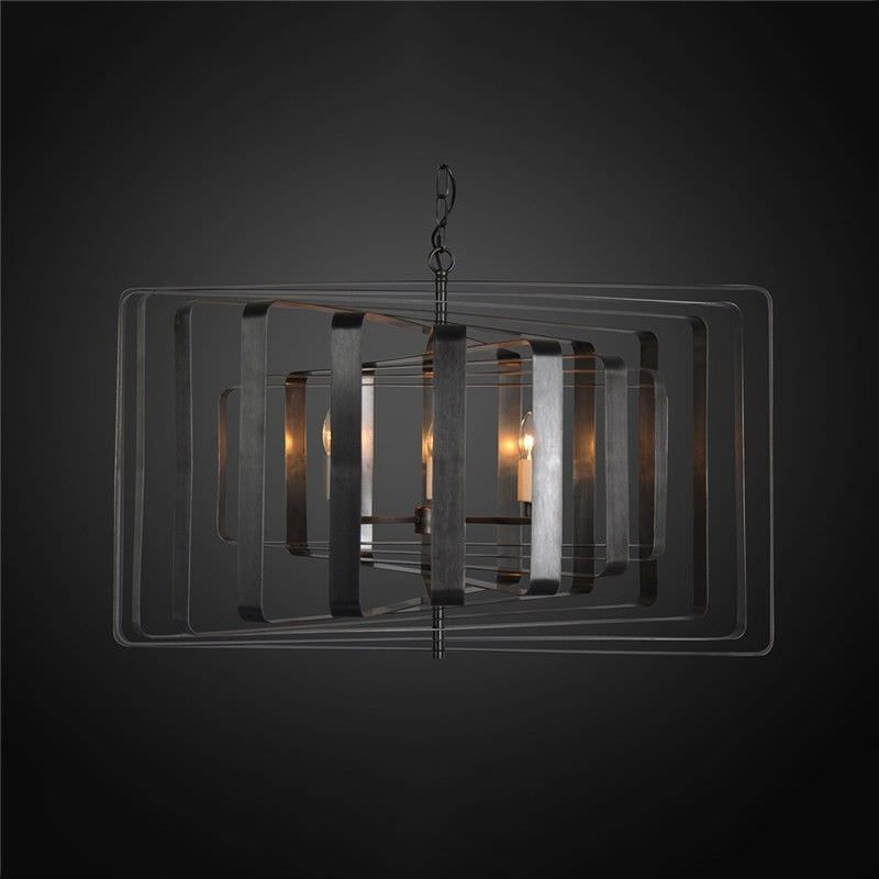 Bronte Metal Pendant Light, Large, Charcoal