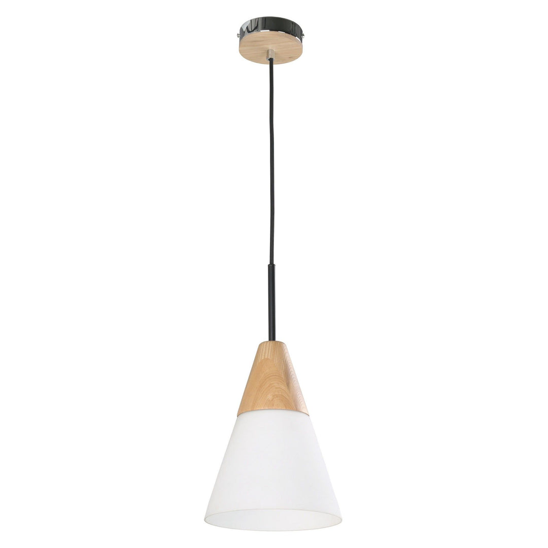 Finn Glass Pendant Light, Cone