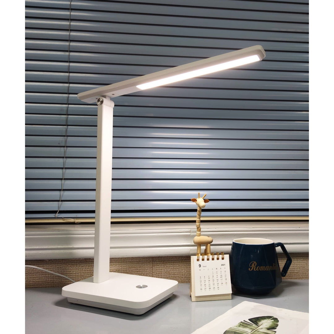 Flatmate Dimmable LED Rechargeable Portable Touch Desk Lamp, CCT