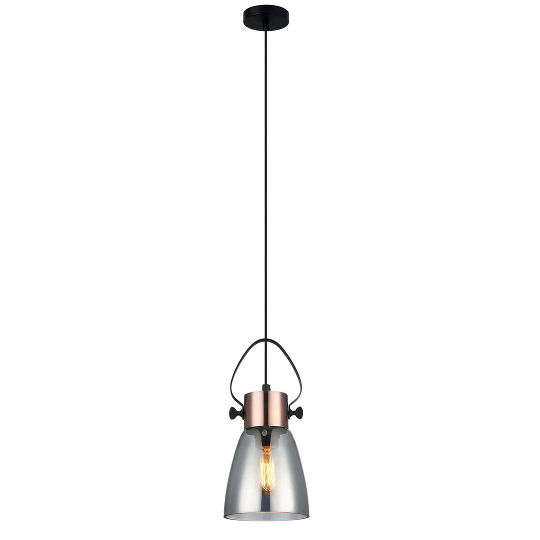 Fumoso Glass Pendant Light, Ellipse