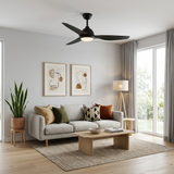 Fanco Breeze 52" (1320mm) AC Ceiling Fan With LED Light and Wall Control