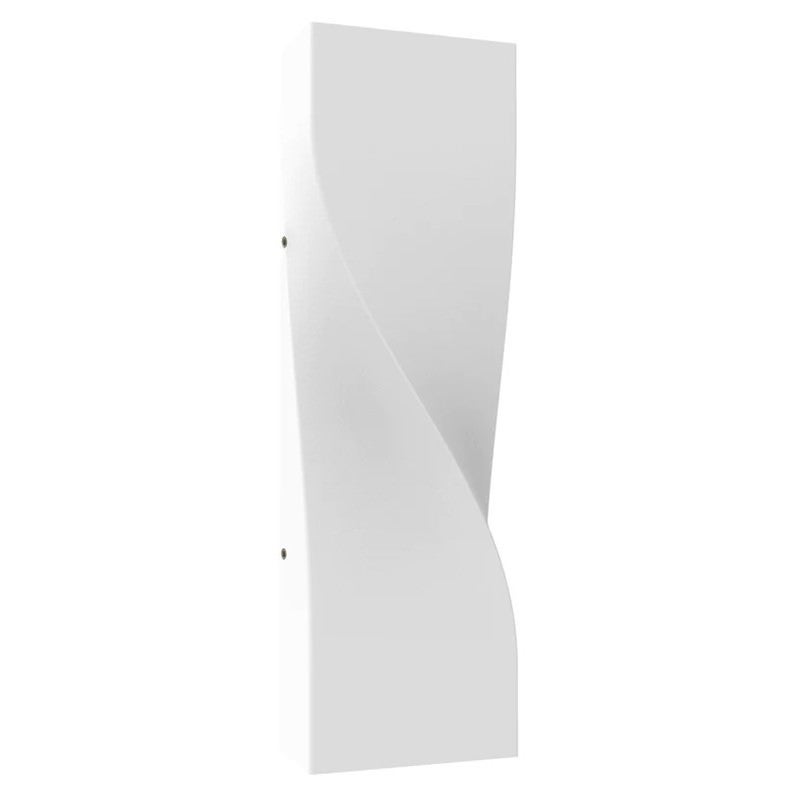Giro IP65 Exterior Up / Down LED Twist Wall Light, 11W, CCT, White