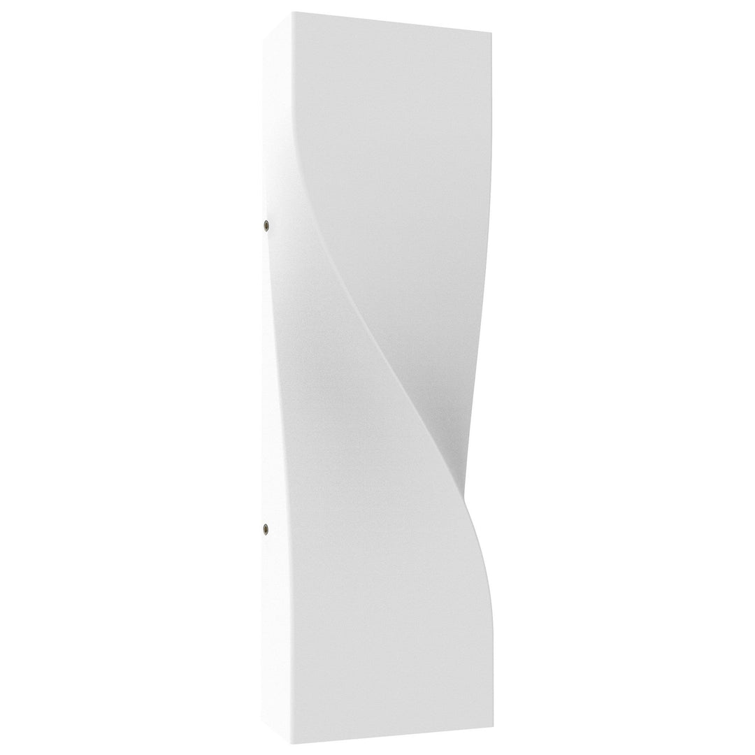 Giro IP65 Exterior Up / Down LED Twist Wall Light, 20W, CCT, White