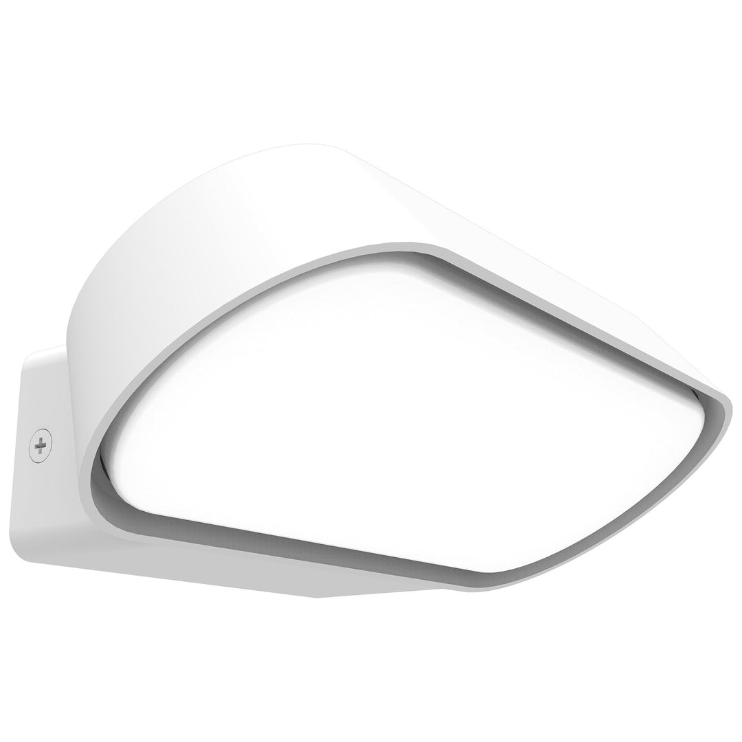 Glans IP65 Exterior LED Wall Light, 7W, White
