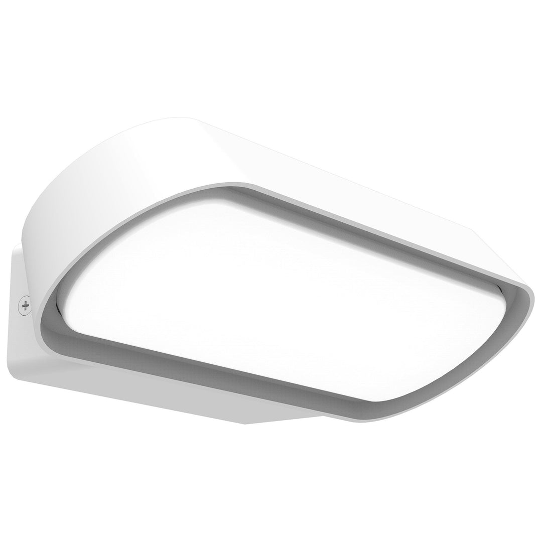 Glans IP65 Exterior LED Wall Light, 13W, White