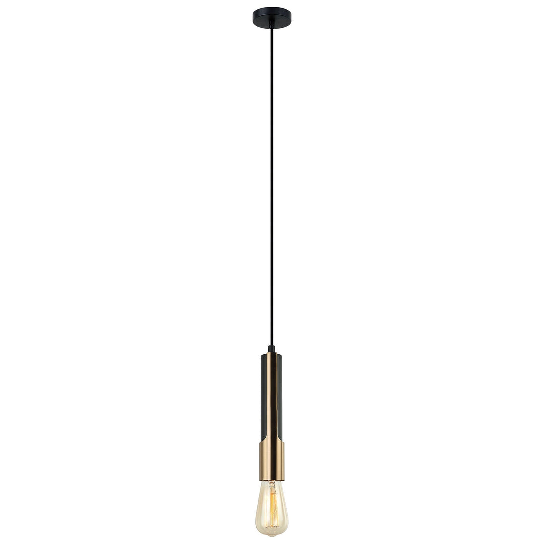 Golda Iron Tube Pendant Light, Vertical