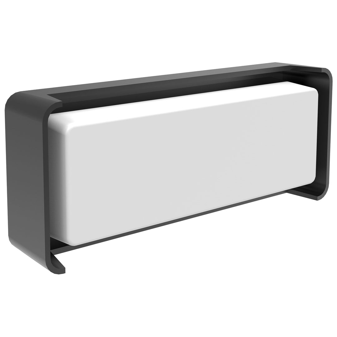 Heka IP65 Exterior LED Wall Light, Dark Grey