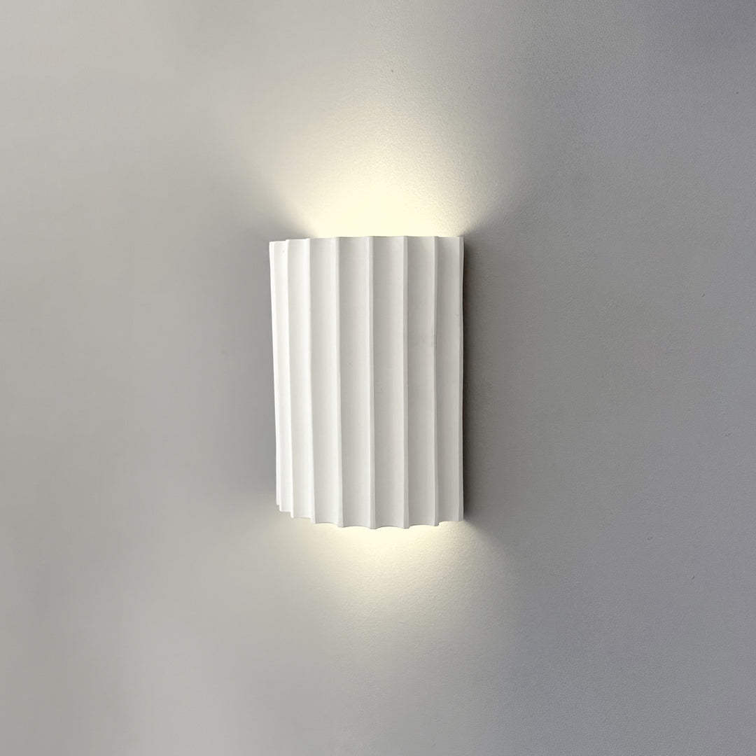 Clancy White Wall Light
