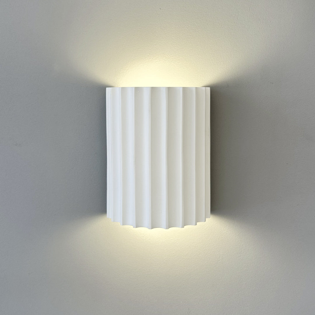 Clancy White Wall Light