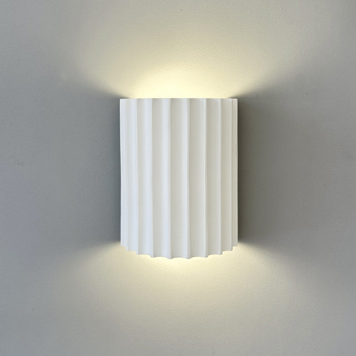 Clancy White Wall Light