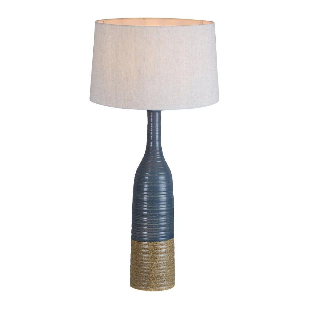 Potters Ceramic Table Lamp, Large, Grey