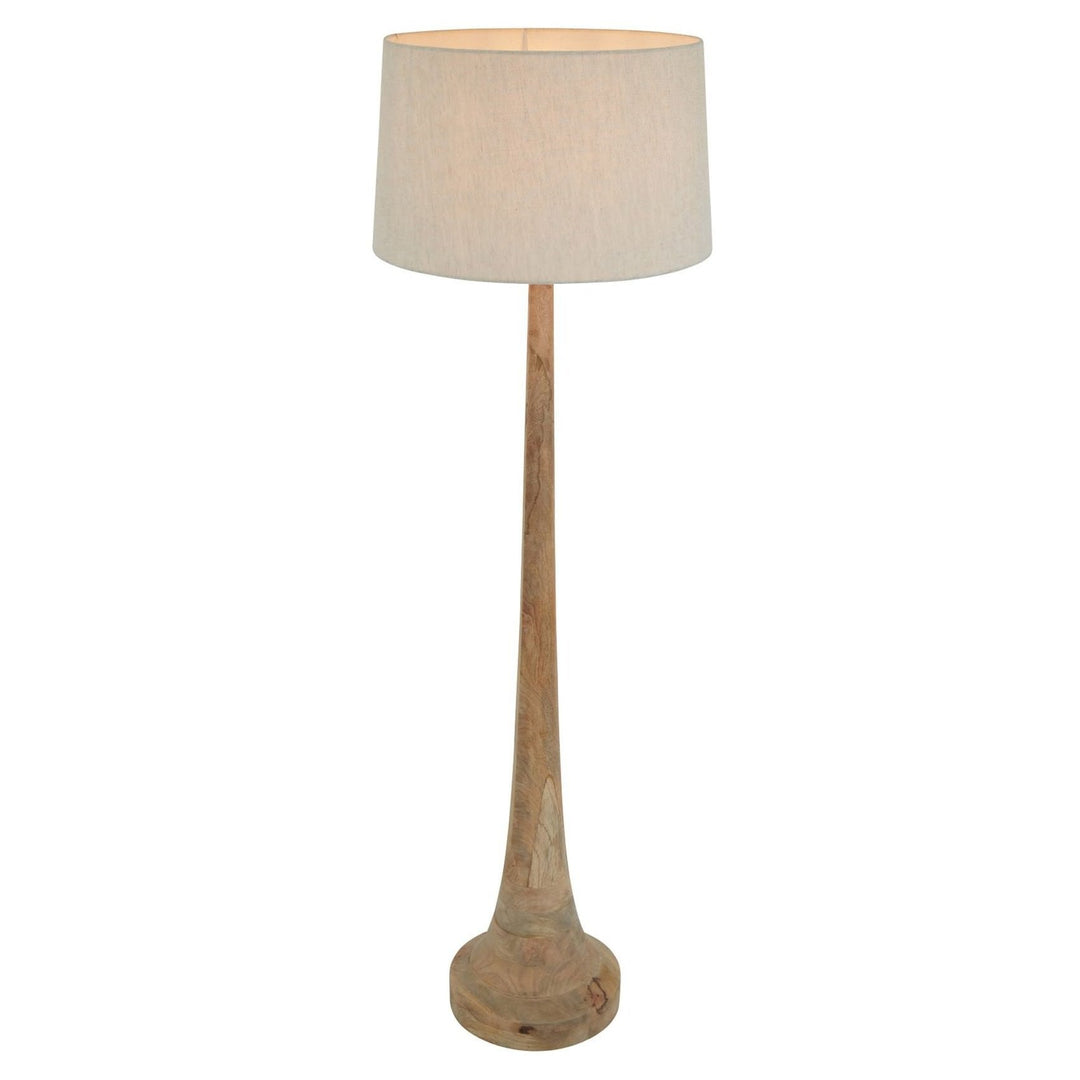 Lancia Timber Slender Floor Lamp, Light Natural