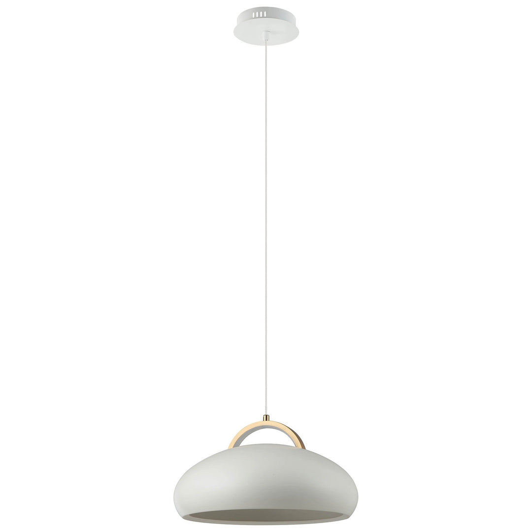 Kupol Metal LED Pendant Light, CCT, White