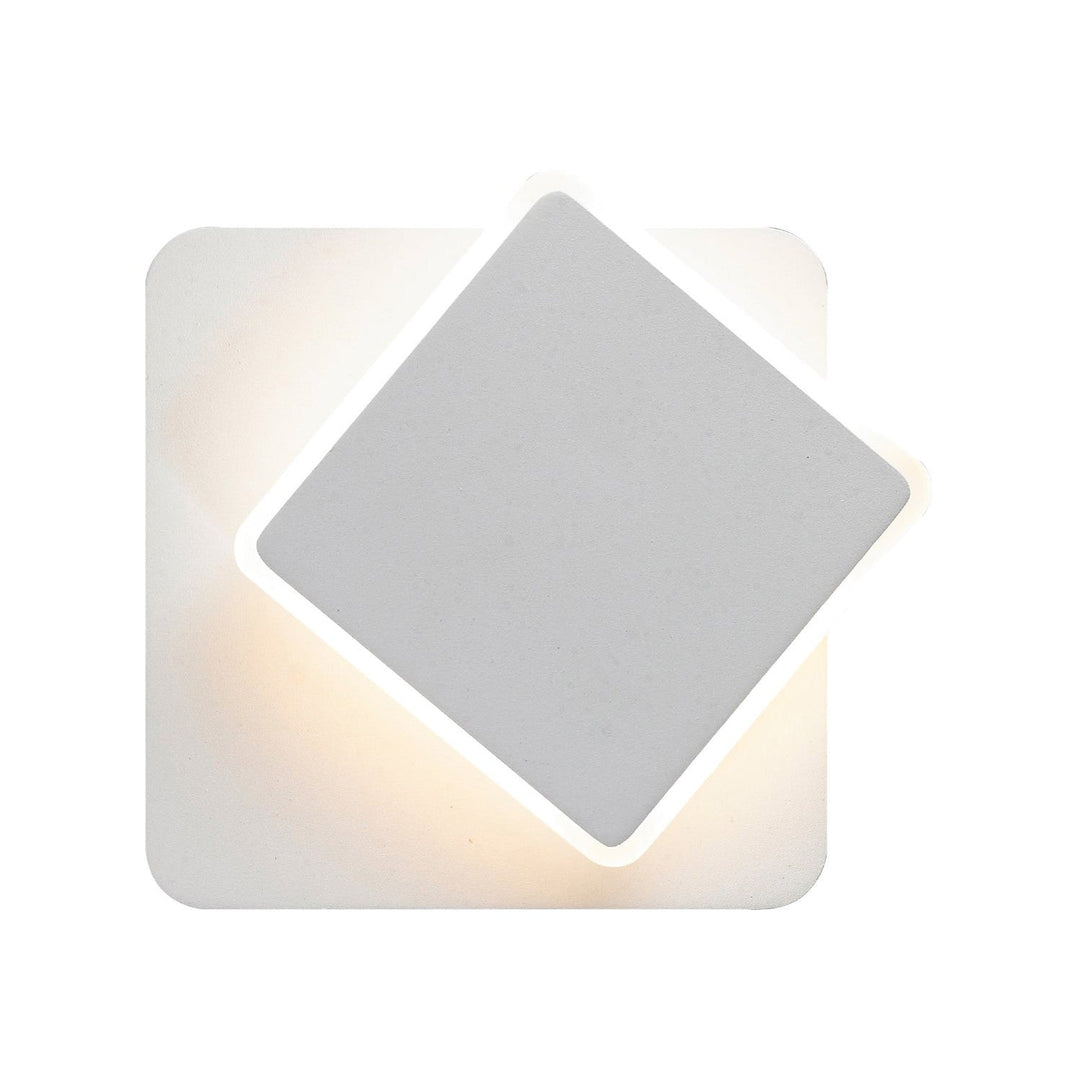 City Lima Dimmable LED Rotatable Wall Light, CCT, Square