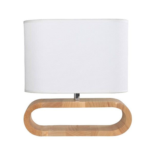 Lotus Wooden Table Lamp, Natural