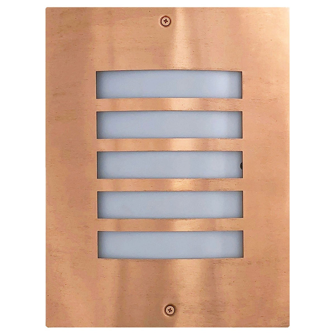 Ned IP54 Exterior Wall Light, Copper