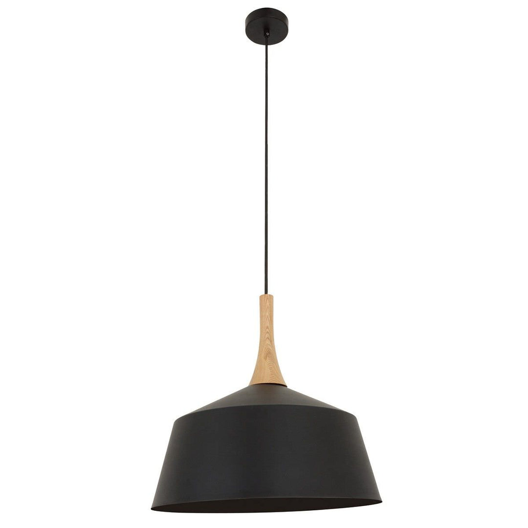 Nordic Steel Pendant Light, Medium, Black