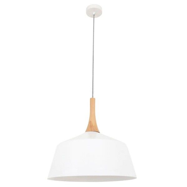 Nordic Steel Pendant Light, Large, White