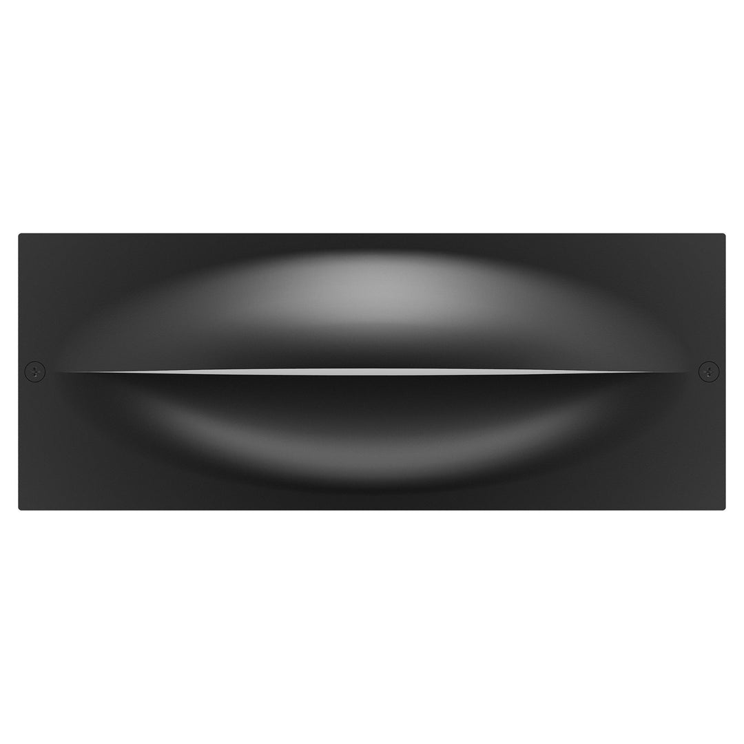 Oga IP65 Exterior LED Recessed Eyelid Wall Light, CCT, Dark Grey