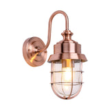 CLA Parol IP44 Exterior Metal & Glass Wall Light