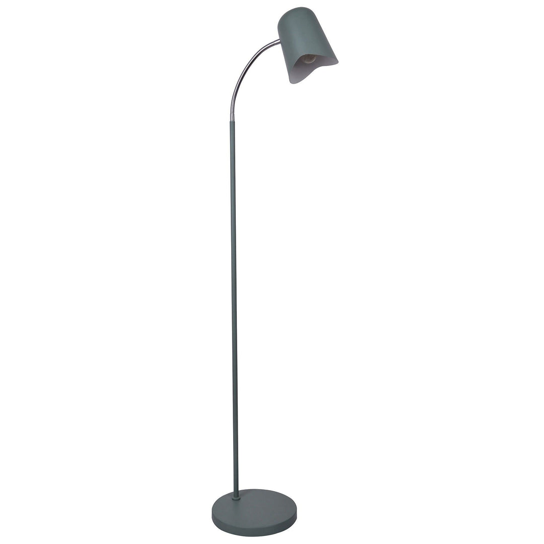 Pastel Iron Floor Lamp, Matt Green