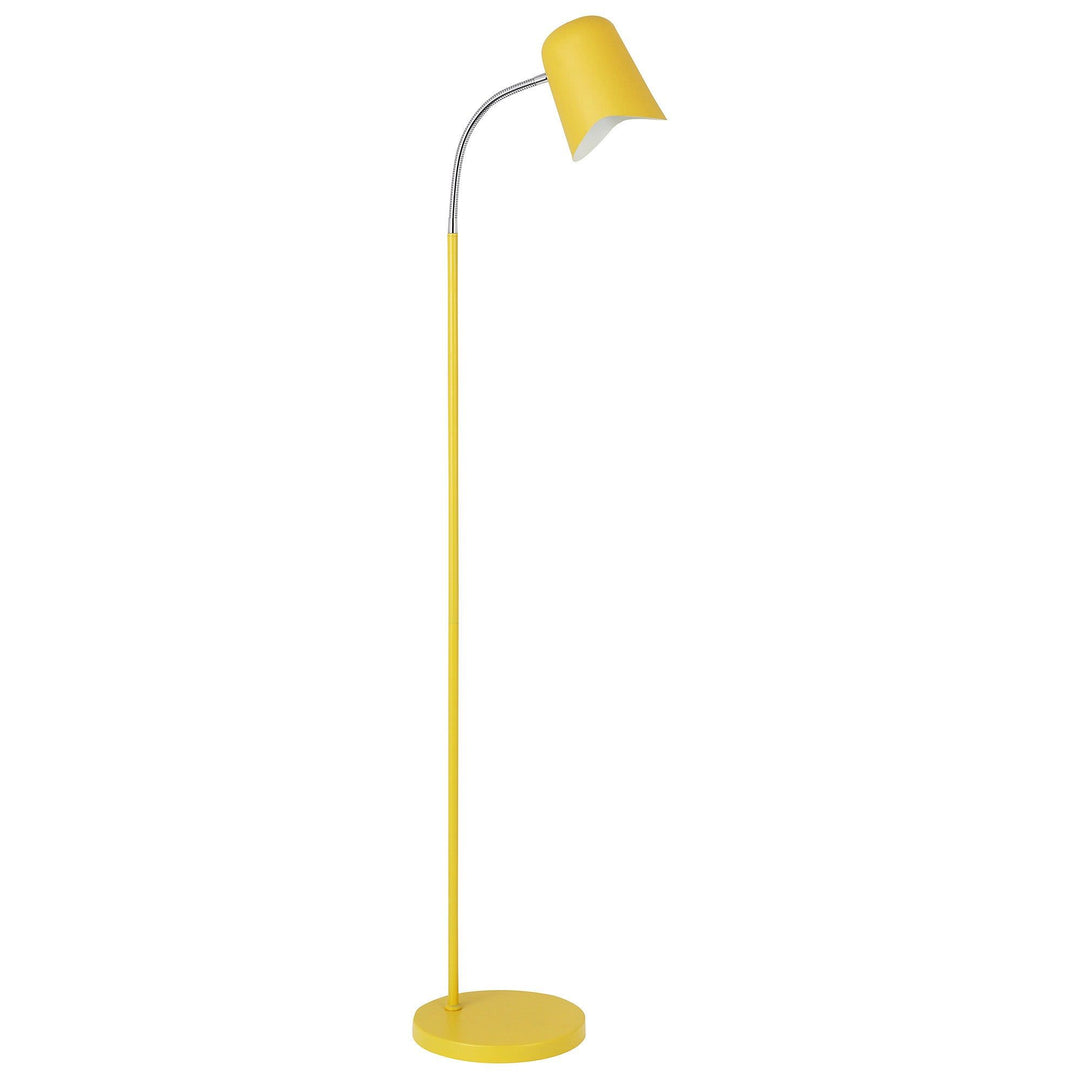 Pastel Iron Floor Lamp, Matt Yellow