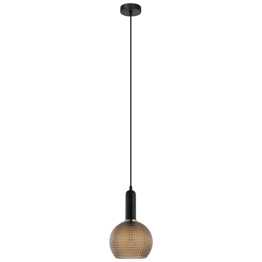 Pelota Glass Pendant Light, Amber