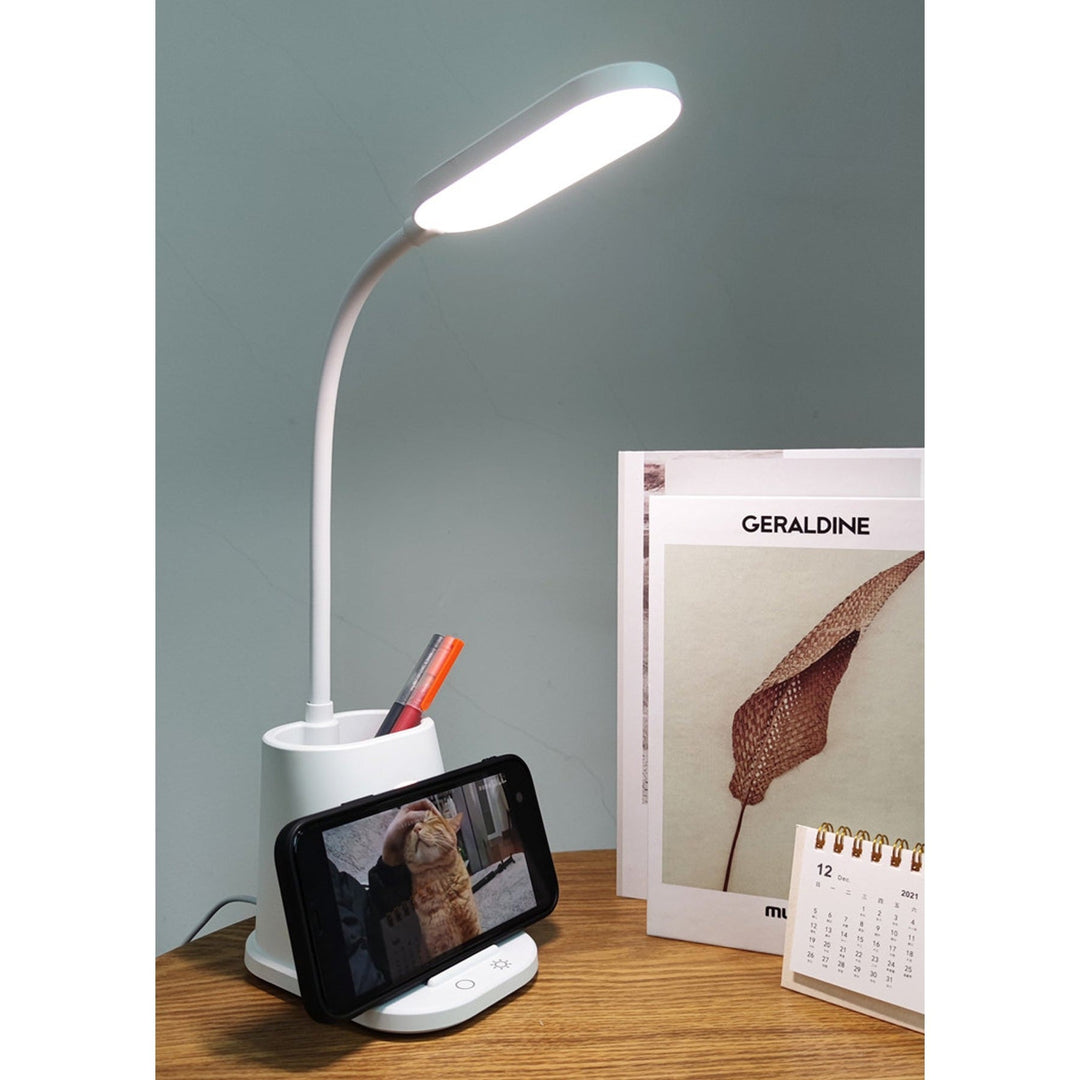 Penmate Dimmable LED Rechargeable Portable Touch Desk Lamp with Pen Holder, CCT