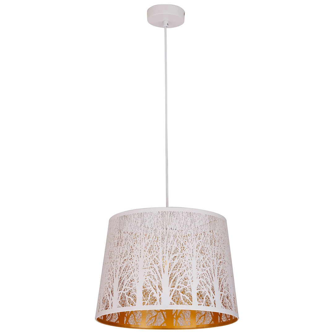 Penshade Iron Pendant Light, Tree, White