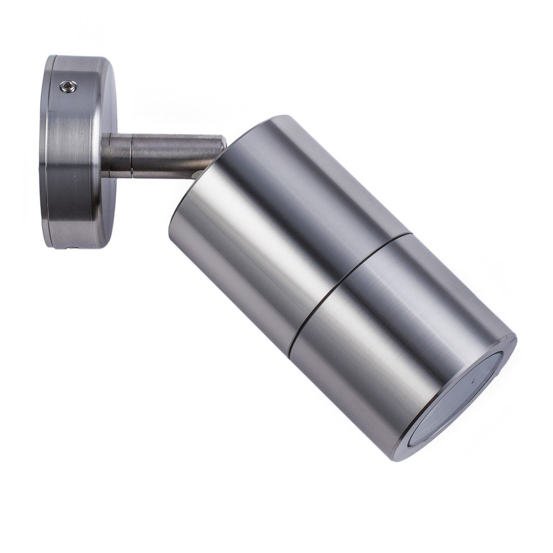 Roslin IP65 Exterior Single Adjustable Wall Light, GU10, Titanium