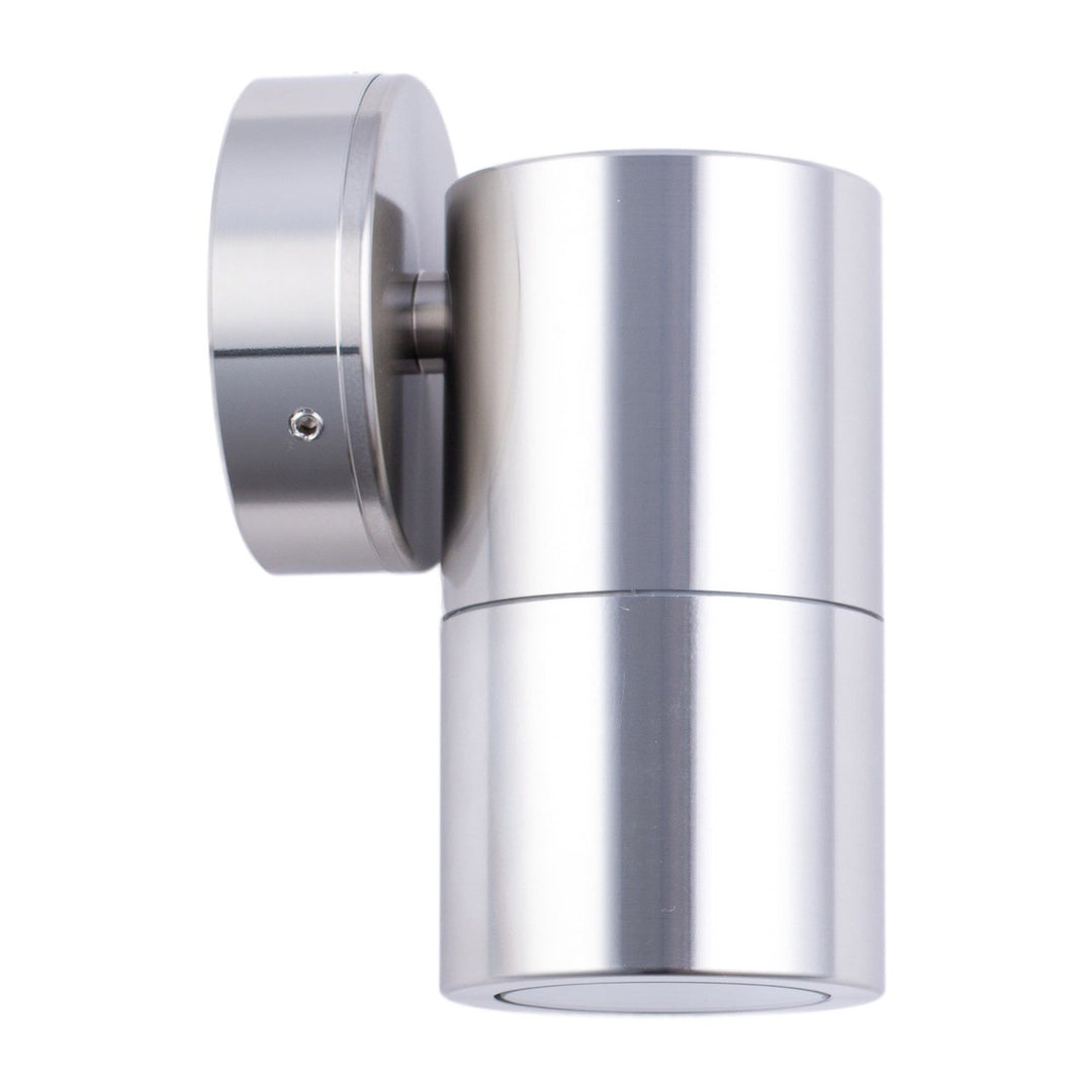 Roslin IP65 Exterior Fixed Down Wall Light, GU10, Anodized Aluminium