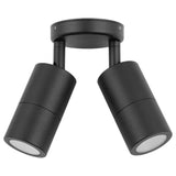 CLA GU10 Exterior Double Adjustable Pillar Wall Light