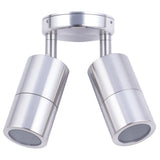CLA GU10 Exterior Double Adjustable Pillar Wall Light