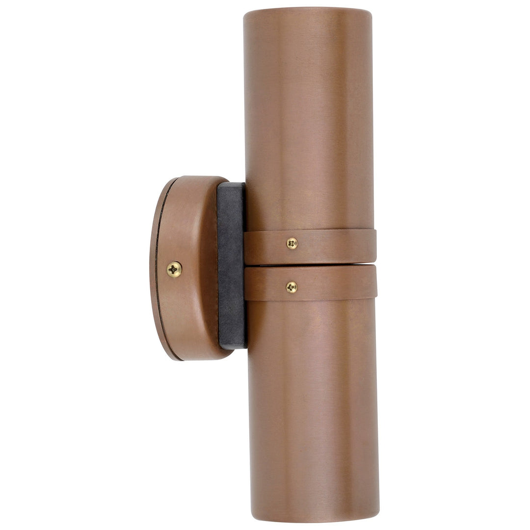 Roslin Economy IP54 Exterior Up / Down Wall Light, GU10, Aged Copper