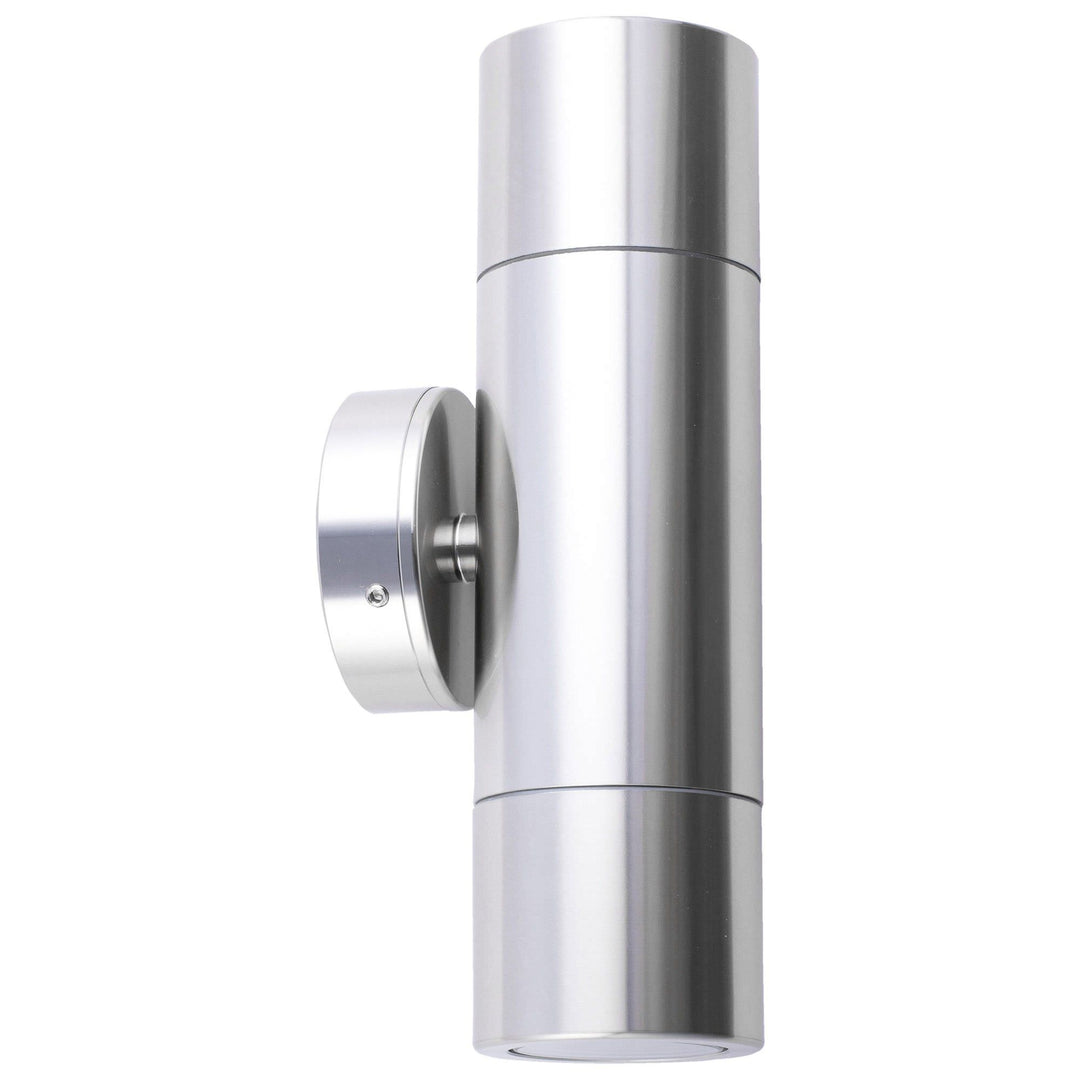 Roslin IP65 Exterior Up / Down Wall Light, GU10, Anodized Aluminium