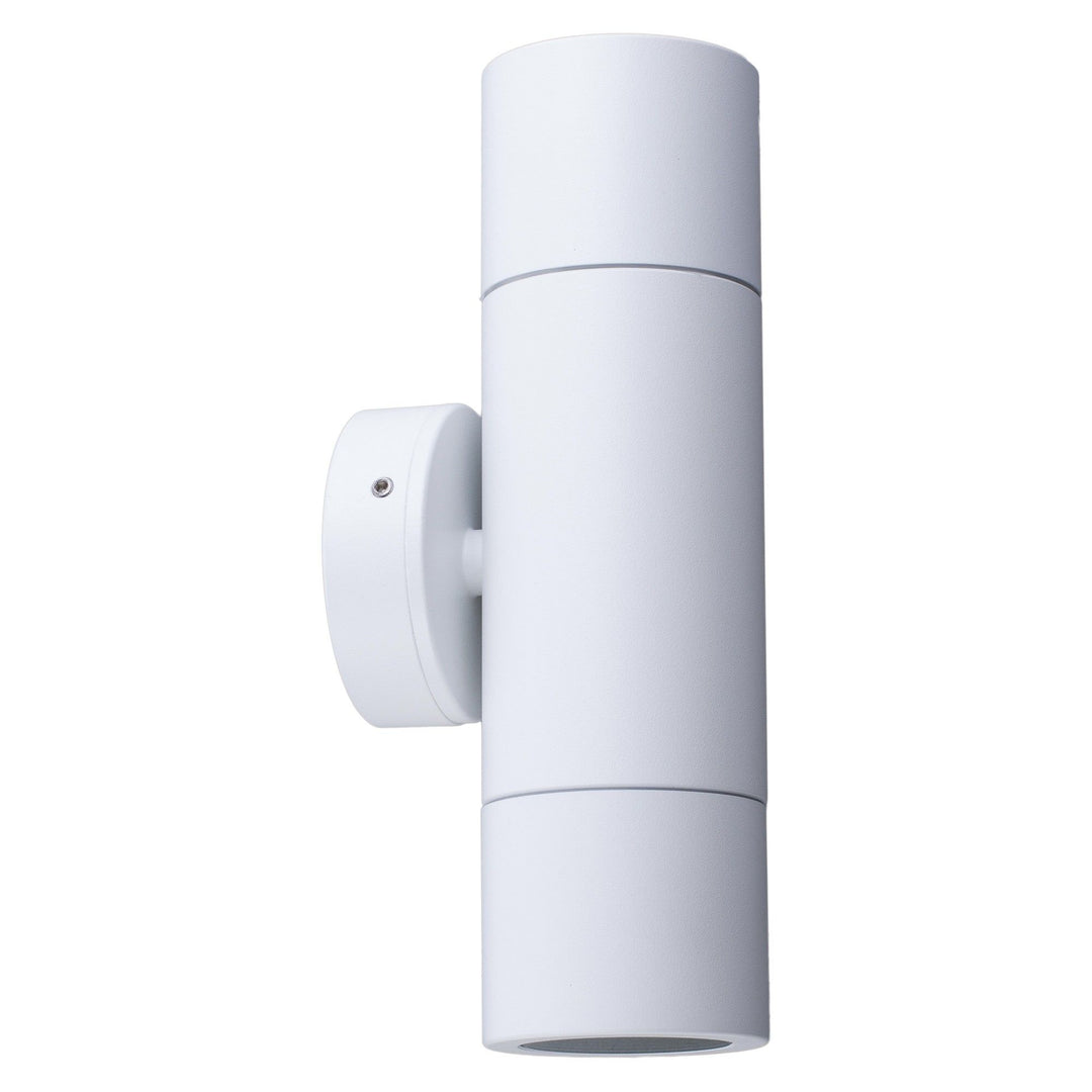Roslin IP65 Exterior Up / Down Wall Light, GU10, White