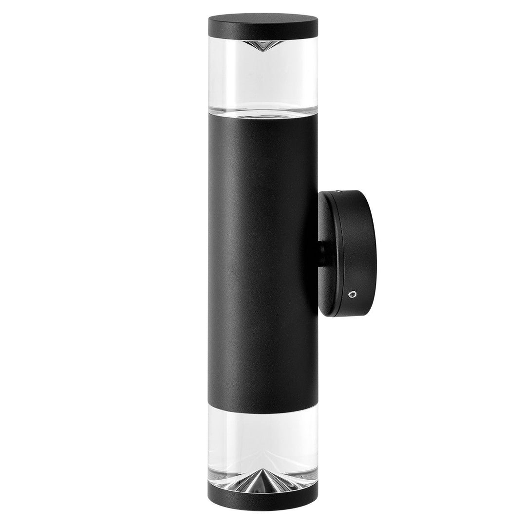 Phare IP65 Exterior Up / Down Wall Light, 240V, GU10, Black