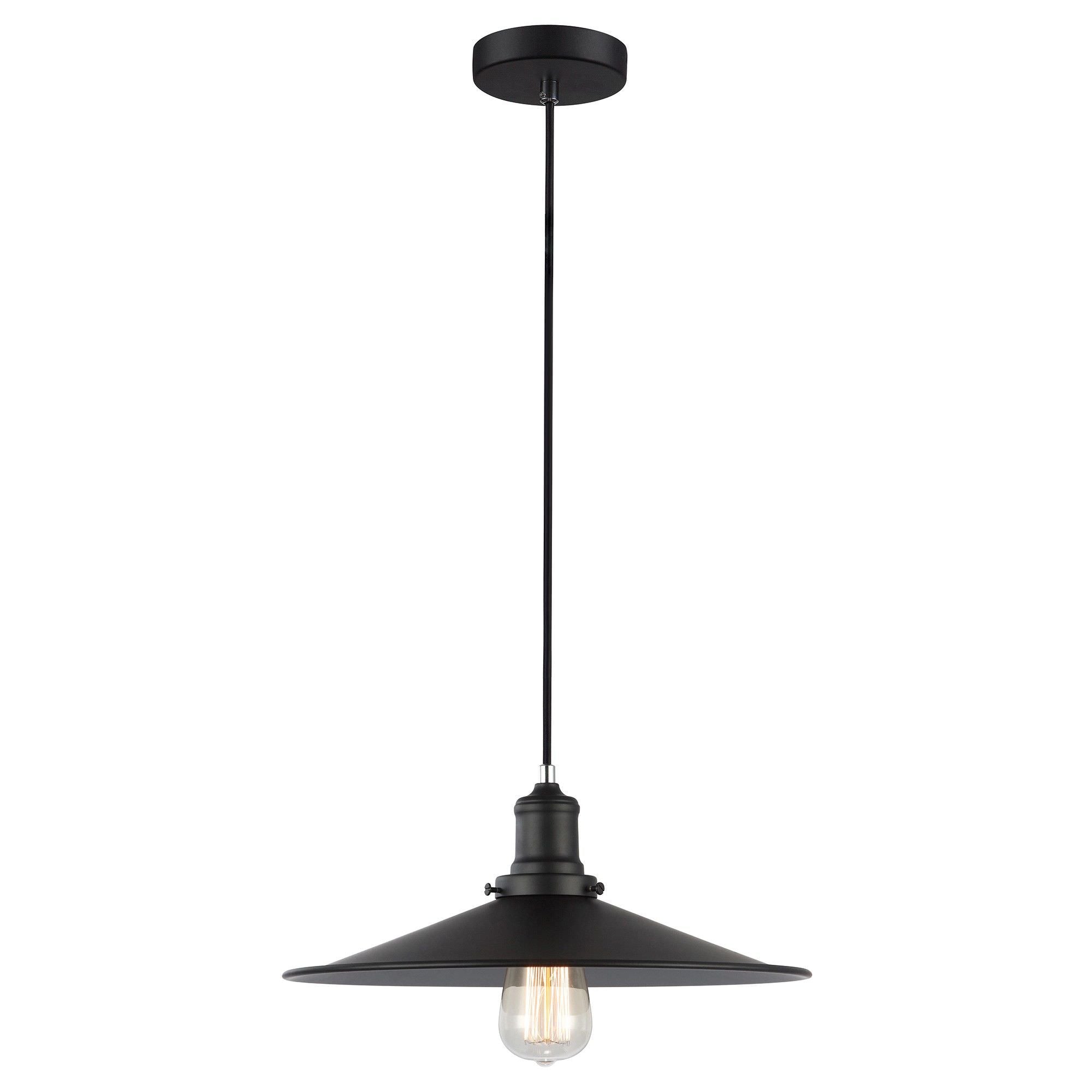 CLA Piatto Black Coolie Pendant Light